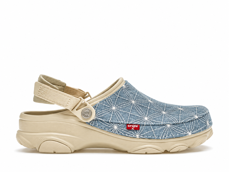 Crocs Classic All-Terrain Clog Levi's Sashiko Light Wash