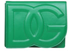 Dolce & Gabbana Calfskin DG Logo Crossbody Bag Green