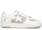 A Bathing Ape Bape Sta Low #6 White Beige
