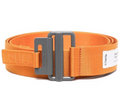 Heron Preston Tape Logo Belt Orange Grey
