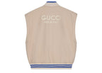 Gucci Cream Wool Bomber Jacket