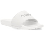 Off-White Quote Rubber Slides White